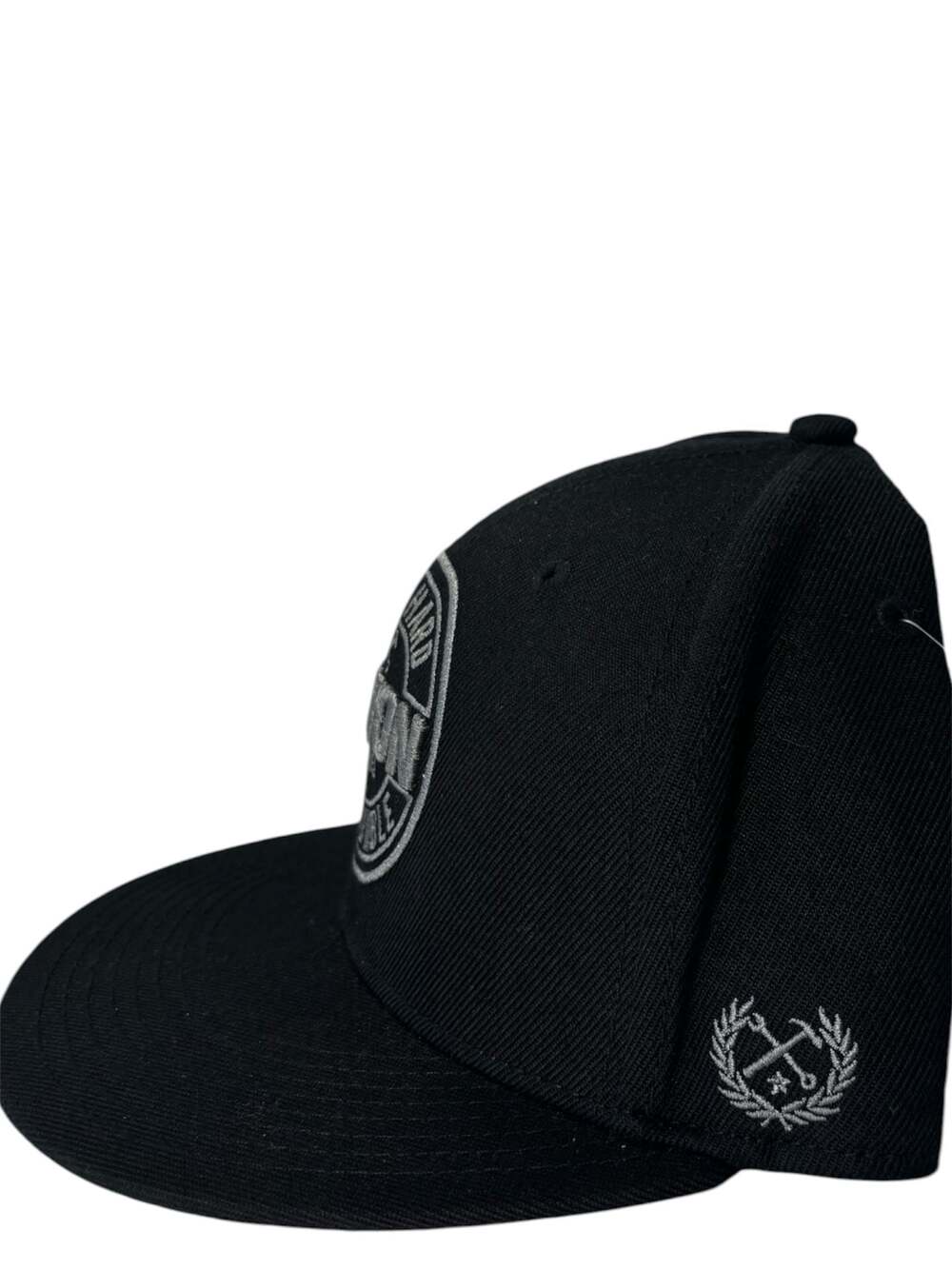Dixxon Corpo Flat Bill Snapback Hat Work Hard Stay Humble Black - Picture 4 of 5